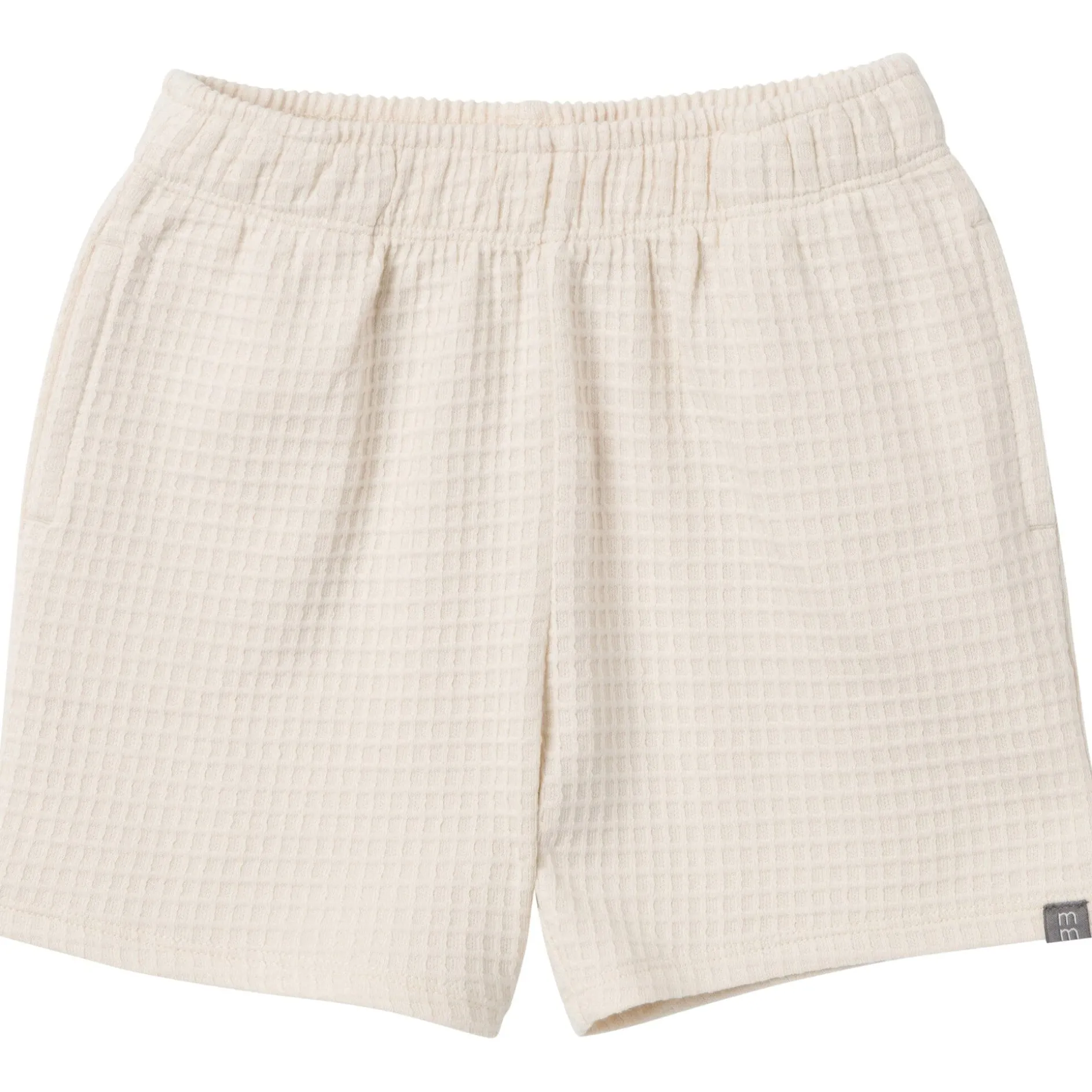 2-Piece Infant & Toddler Boys Beige Button Front Shirt and Shorts Set