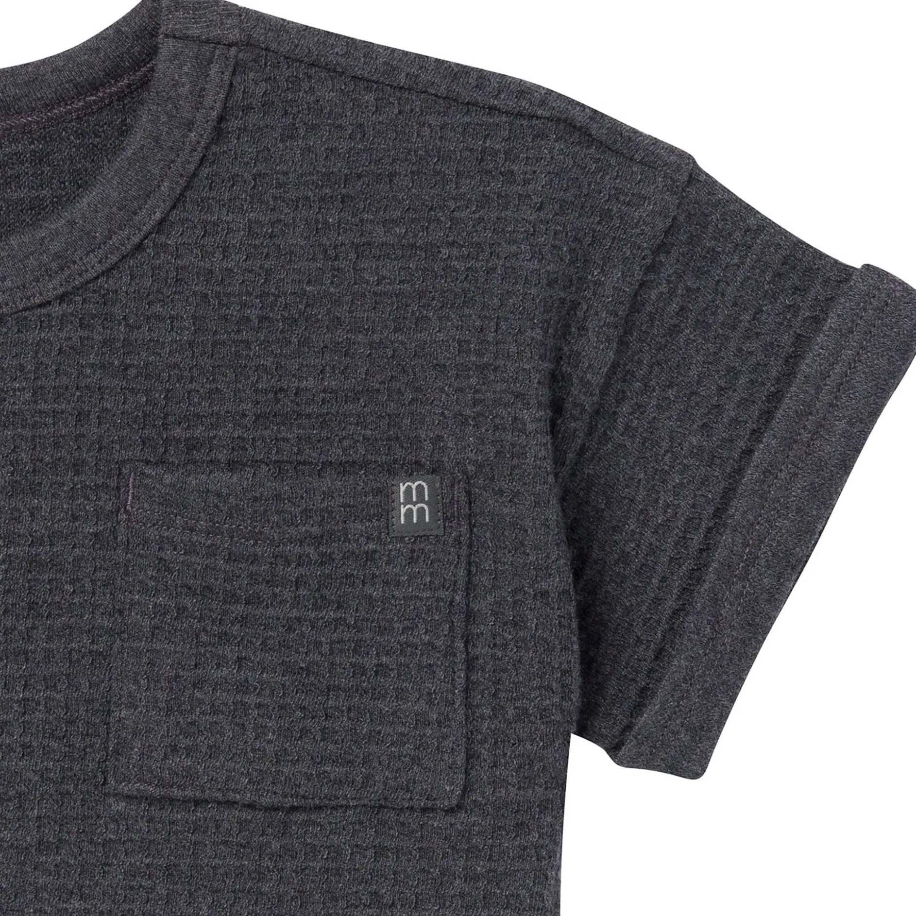 2-Piece Infant & Toddler Boys Charcoal Heather Pants and Shirt Set
