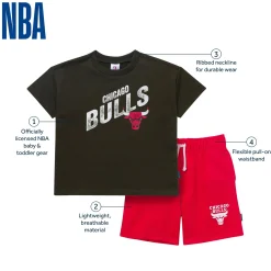 2-Piece Infant & Toddler Boys Chicago Bulls T-Shirt & Shorts Set