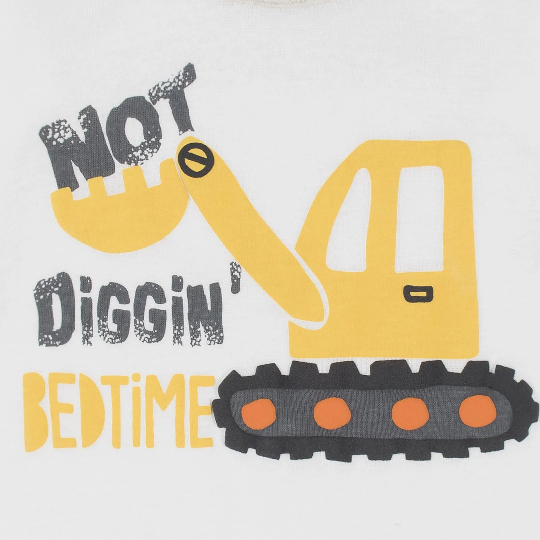 4-Piece Infant & Toddler Boys Construction Trucks Snug Fit Cotton Pajamas