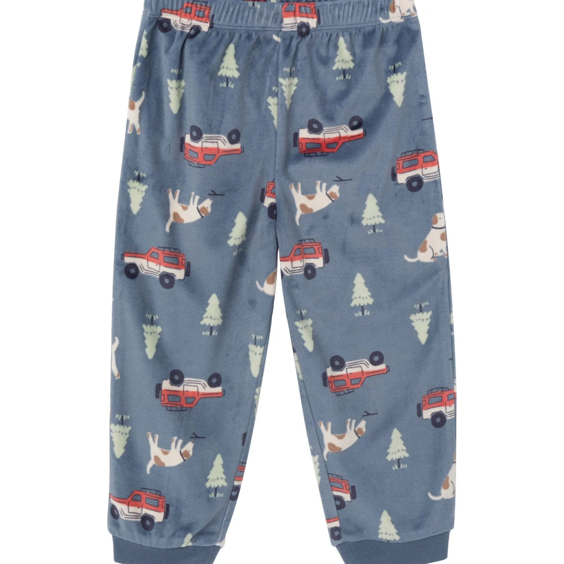 2-Piece Infant & Toddler Boys Dark Blue Camp Fleece Pajama Set