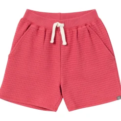 2-Piece Infant & Toddler Boys Dusty Red Long Sleeve Top and Shorts Set