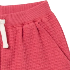 2-Piece Infant & Toddler Boys Dusty Red Long Sleeve Top and Shorts Set