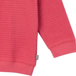 2-Piece Infant & Toddler Boys Dusty Red Long Sleeve Top and Shorts Set