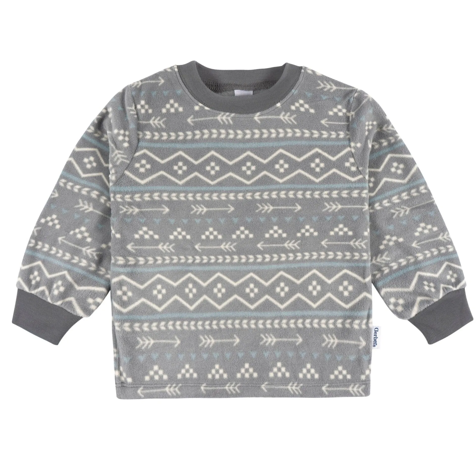 2-Piece Infant & Toddler Boys Fair Isle Fleece Pajamas
