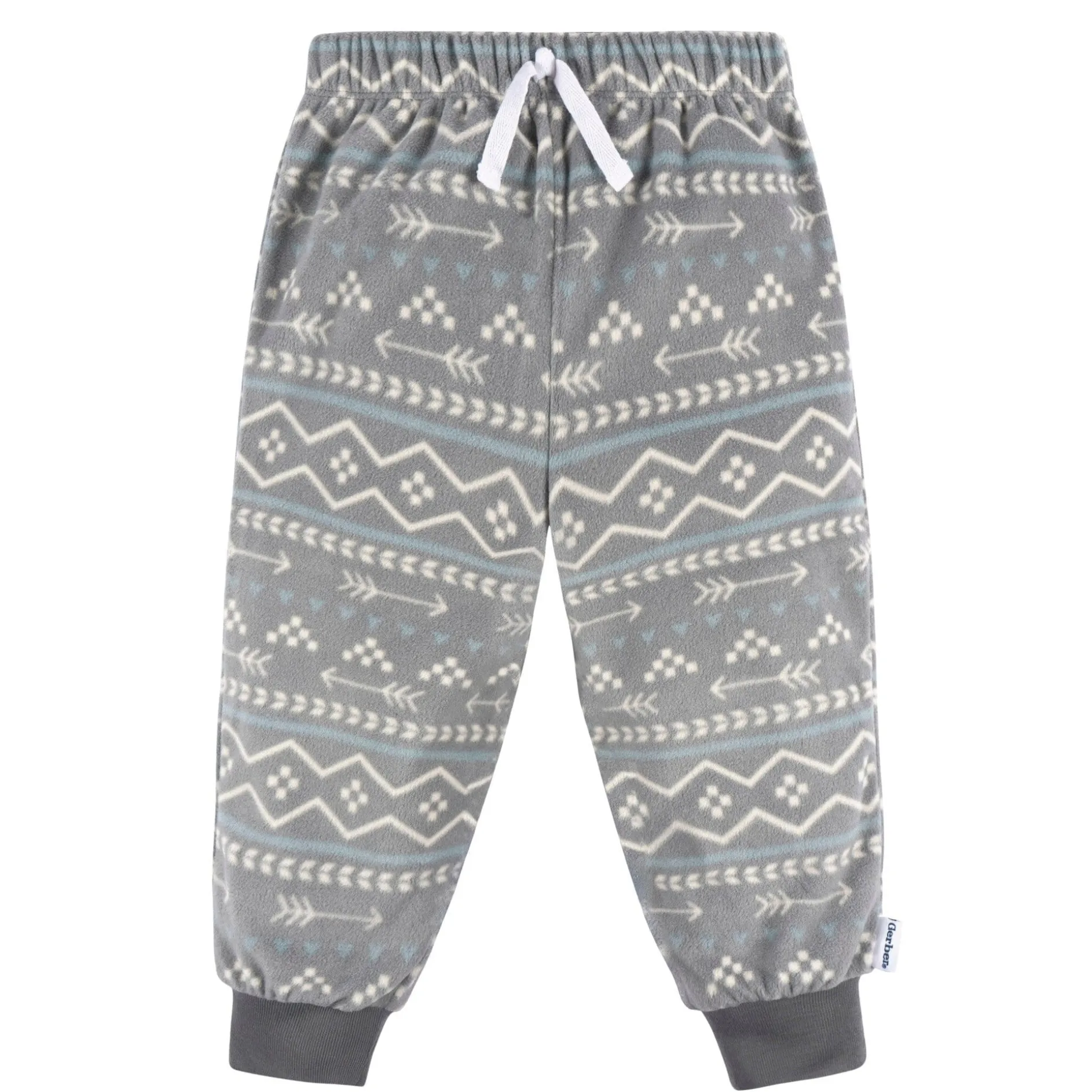 2-Piece Infant & Toddler Boys Fair Isle Fleece Pajamas
