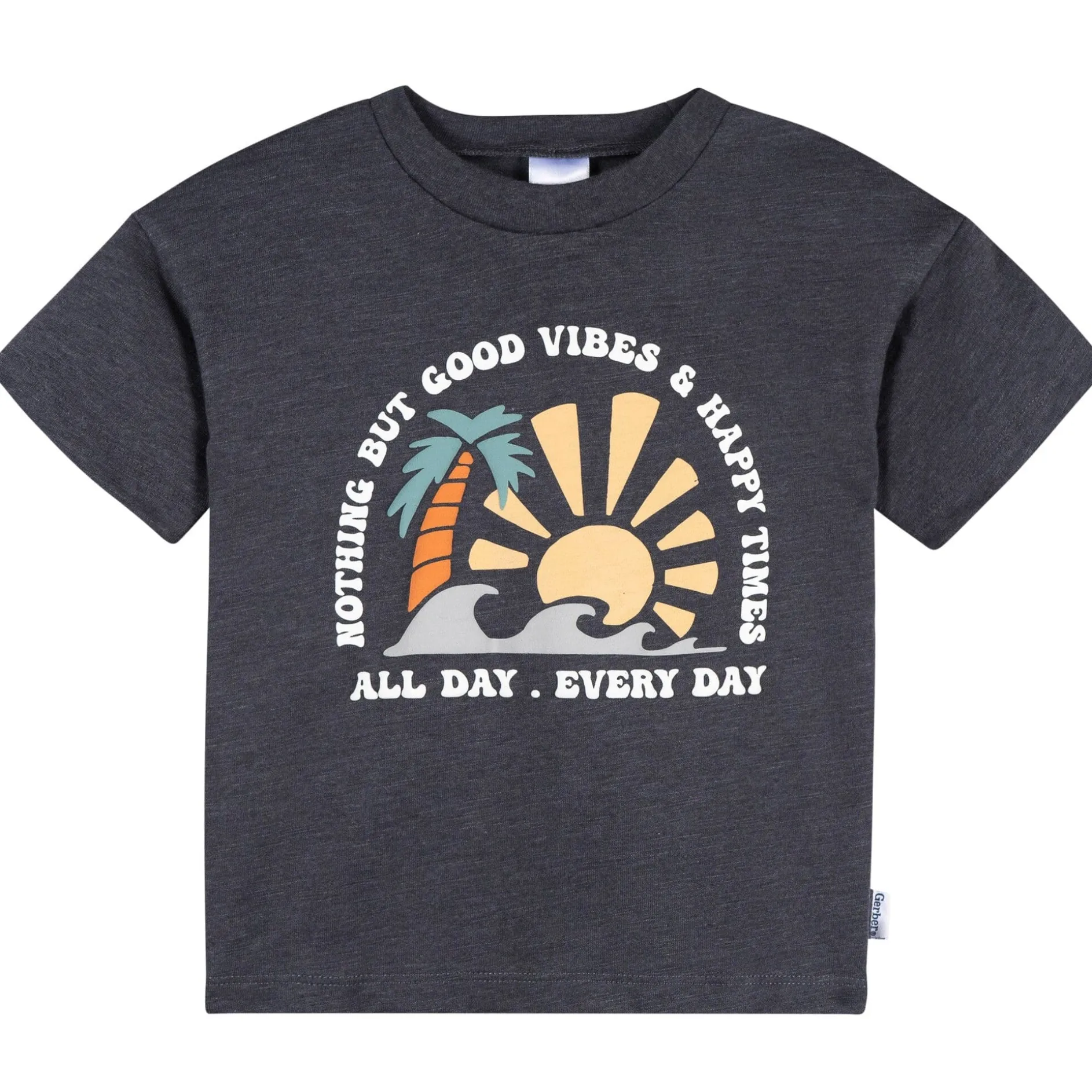 3-Piece Infant & Toddler Boys Good Vibes T-Shirts & Shorts