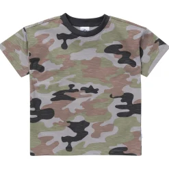 2-Piece Infant & Toddler Boys Green Camo T-Shirt & Jogger Pants Set