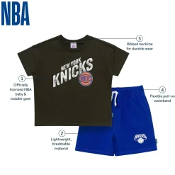 2-Piece Infant & Toddler Boys New York Knicks T-Shirt & Shorts Set