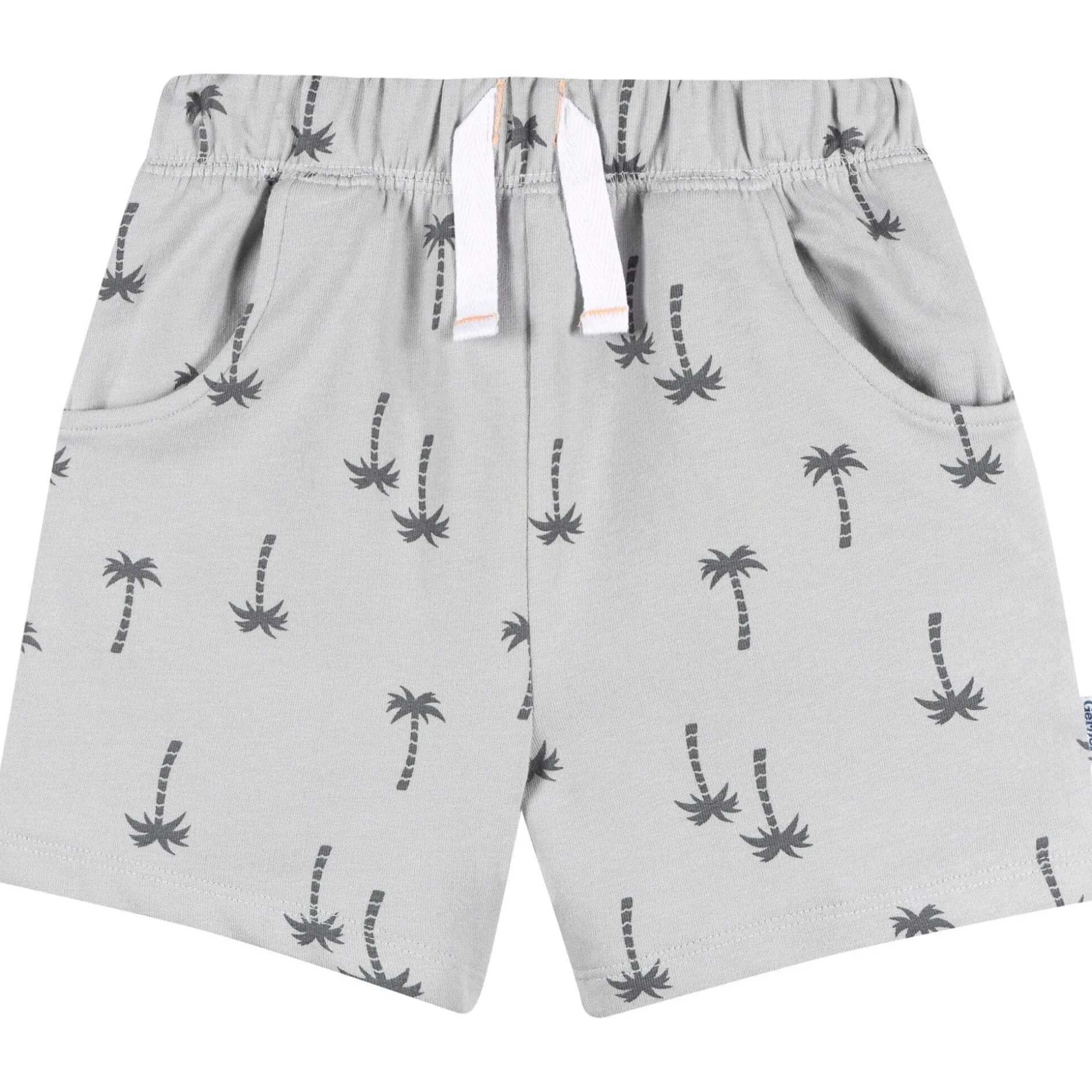 2-Piece Infant & Toddler Boys Palm Tree Henley Top and Shorts Set