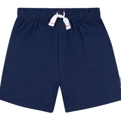 2-Piece Infant & Toddler Boys Red & Blue Stripe Polo Shirt and Shorts Set