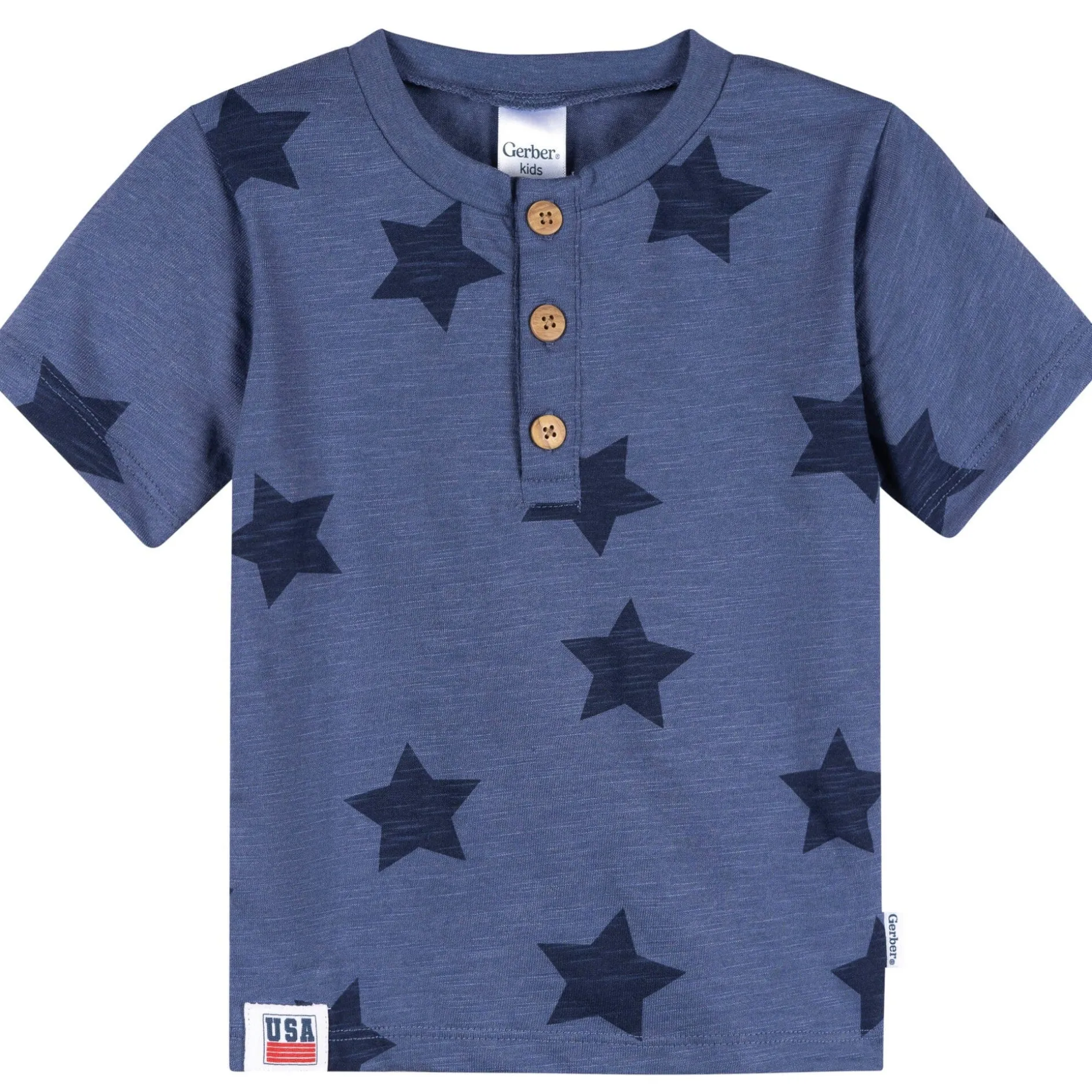 3-Piece Infant & Toddler Boys Stars & Stripes T-Shirts & Shorts
