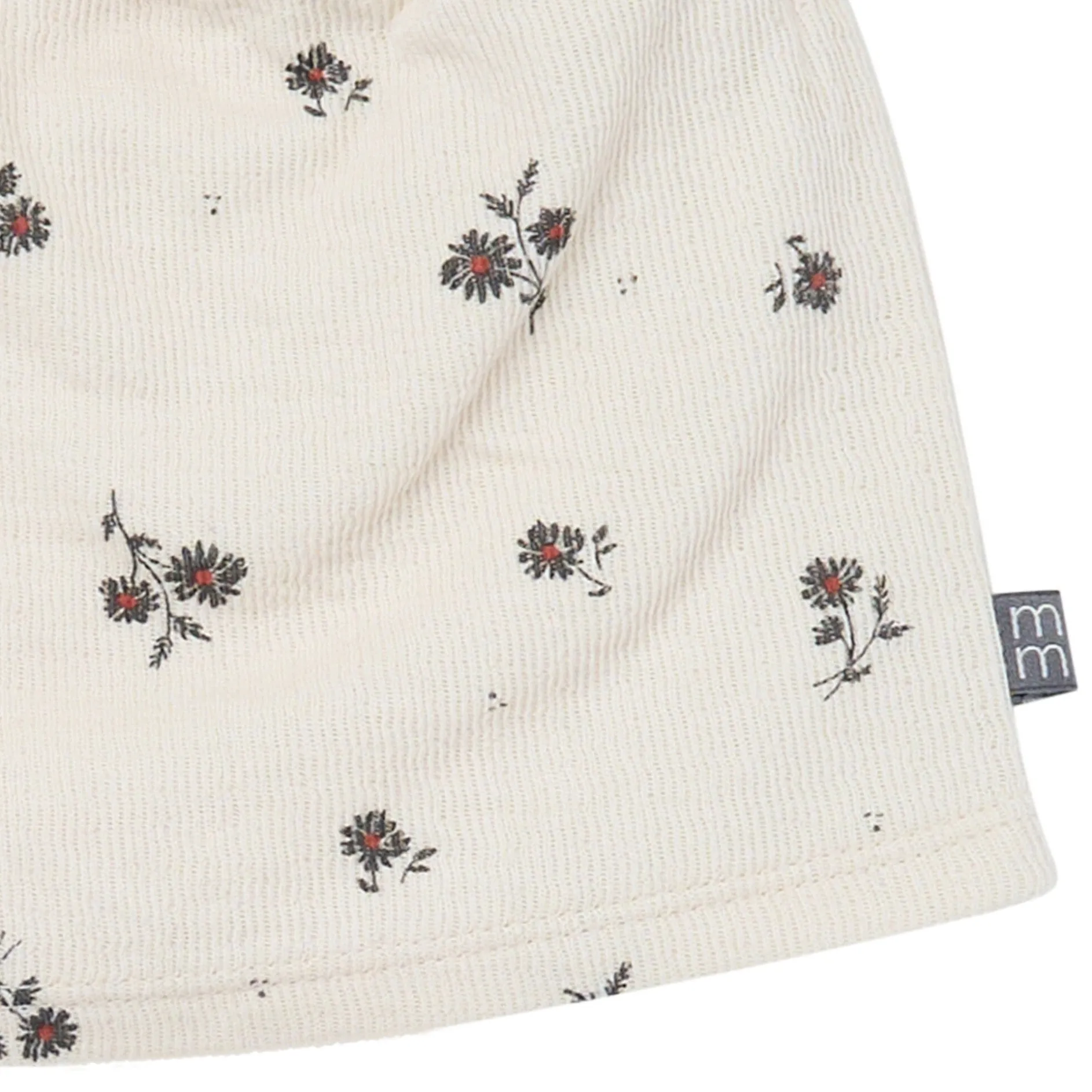 2-Piece Infant & Toddler Girls Beige Floral Top and Shorts Set