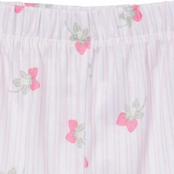 2-Piece Infant & Toddler Girls Berries Button Up Pajama Set