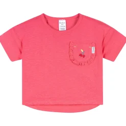 2-Piece Infant & Toddler Girls Cherry Pocket Tee and Shorts Set
