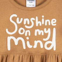 3-Piece Infant & Toddler Girls Daisy Sunshine T-Shirts & Shorts