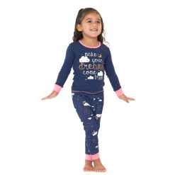 4-Piece Infant & Toddler Girls Dreams Snug Fit Cotton Pajamas