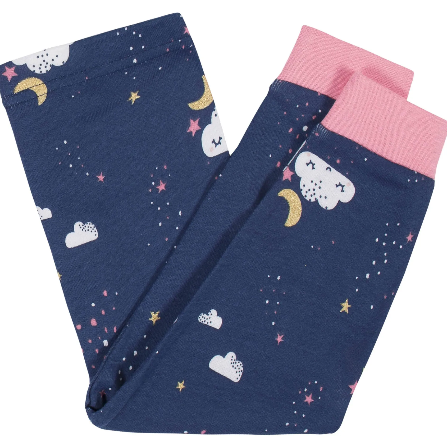 4-Piece Infant & Toddler Girls Dreams Snug Fit Cotton Pajamas
