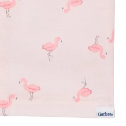 2-Piece Infant & Toddler Girls Flamingoes Button Up Pajama Shorts Set