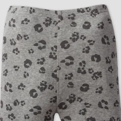 4-Piece Infant & Toddler Girls Leopard Snug Fit Cotton Pajamas