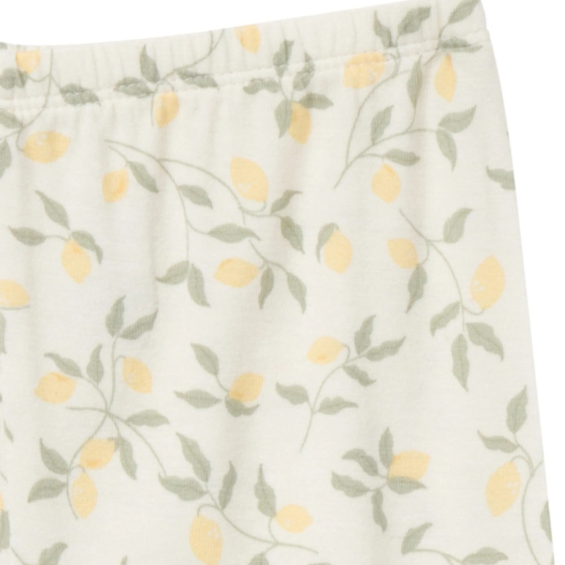 4-Piece Infant & Toddler Girls Lemon Vines Viscose Snug Fitting Pajamas