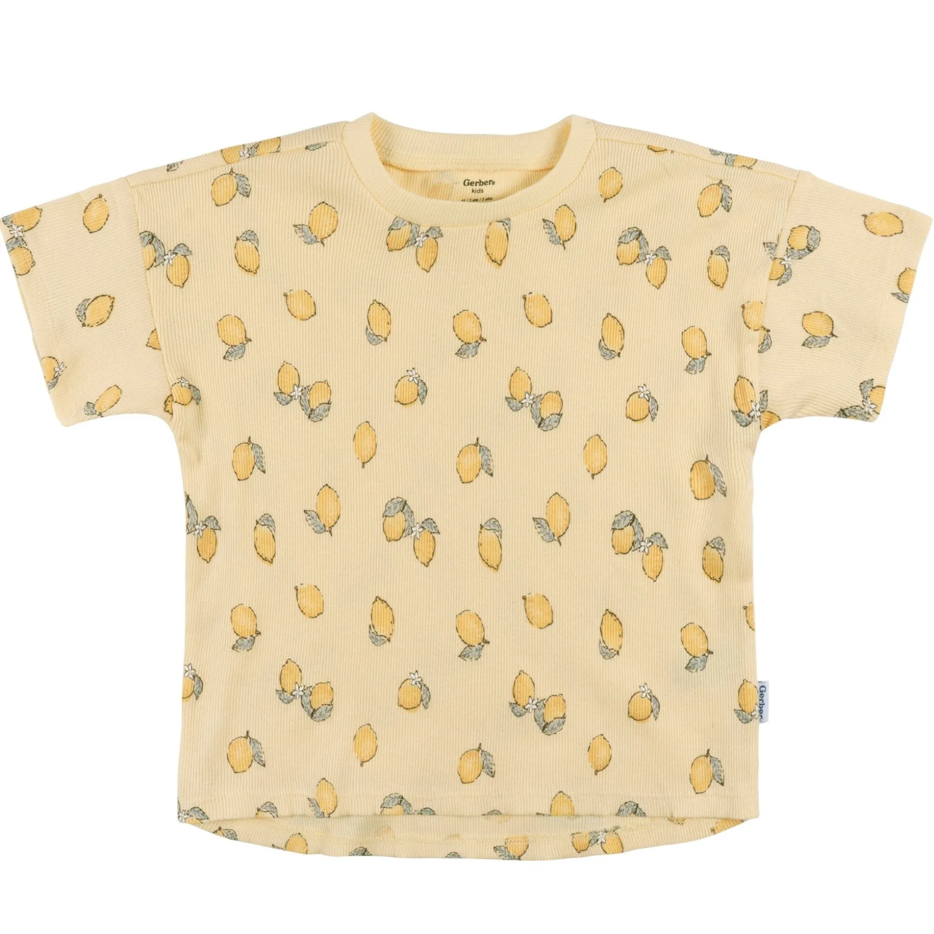 3-Piece Infant & Toddler Girls Lemons Shirts and Shorts Set
