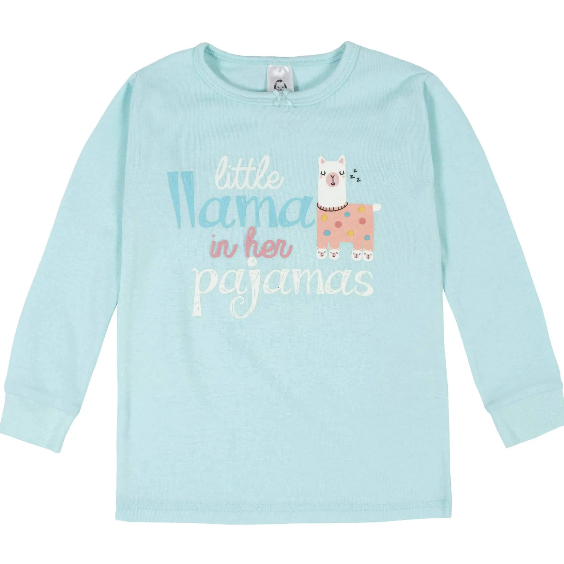 4-Piece Infant & Toddler Girls Llama Snug Fit Cotton Pajamas