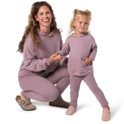 2-Piece Infant & Toddler Girls Med Lilac Top and Legging Set