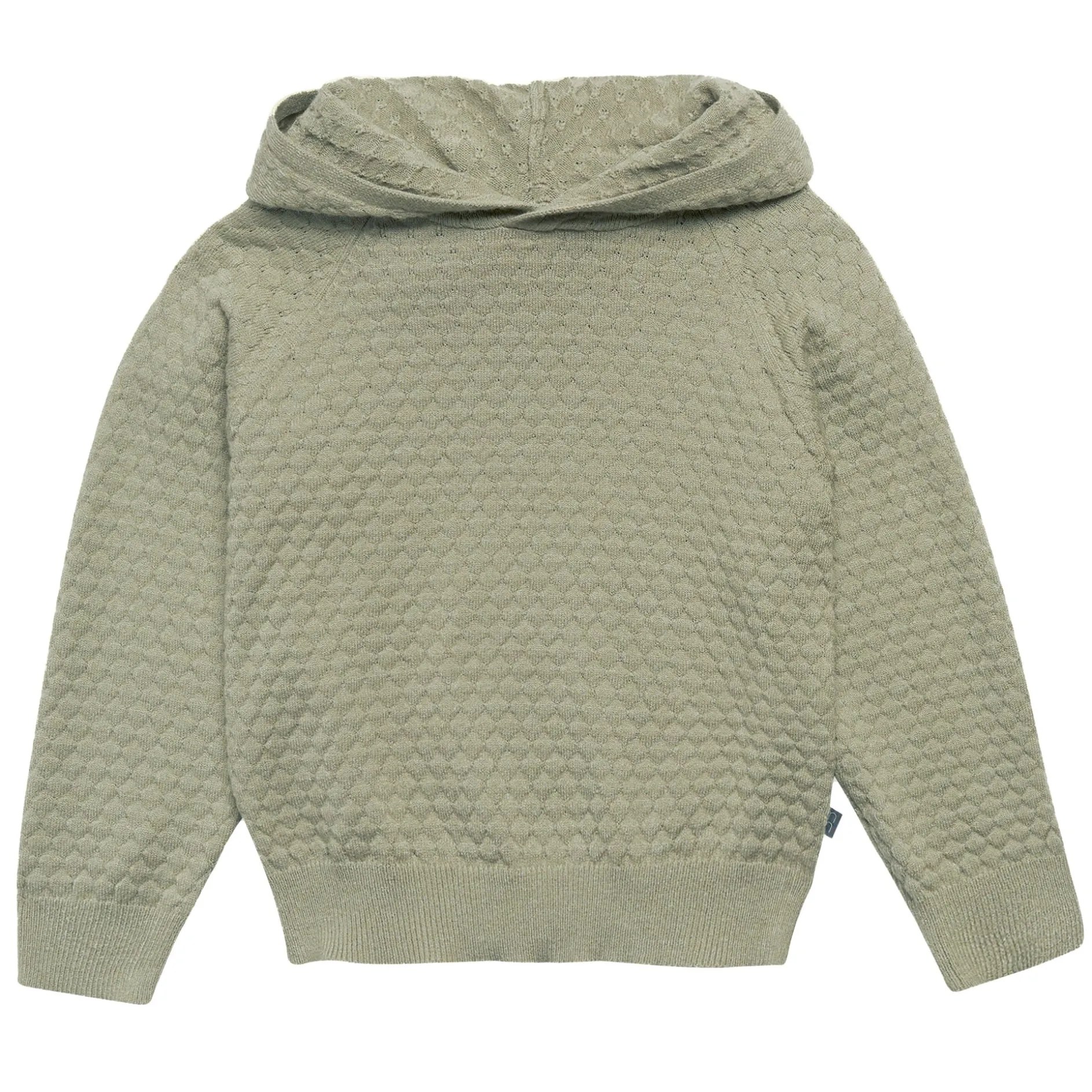 2-Piece Infant & Toddler Girls Medium Green Viscose Sweater Knit Hoodie Set