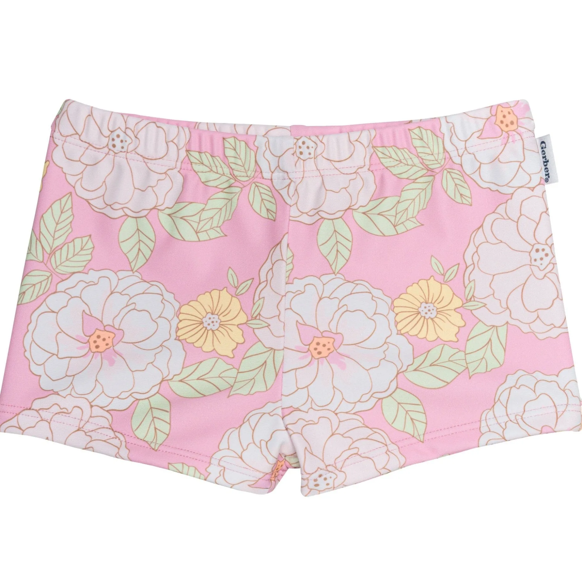 2-Piece Infant & Toddler Girls Peonies Rashguard Set