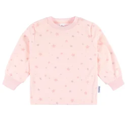 2-Piece Infant & Toddler Girls Pink Stars Fleece Pajamas