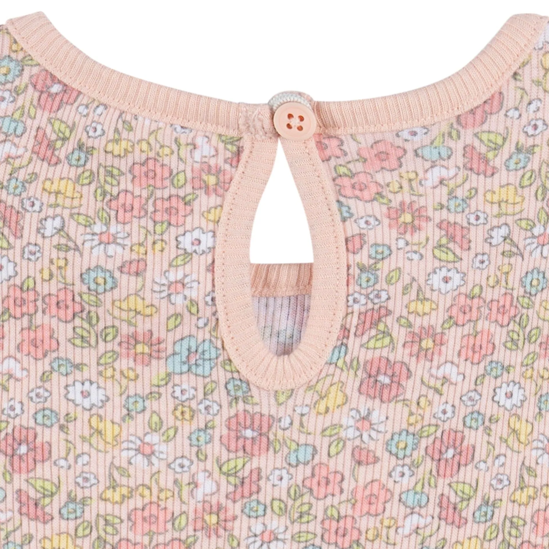 3-Piece Infant & Toddler Girls Pink Floral Shirts and Shorts Set