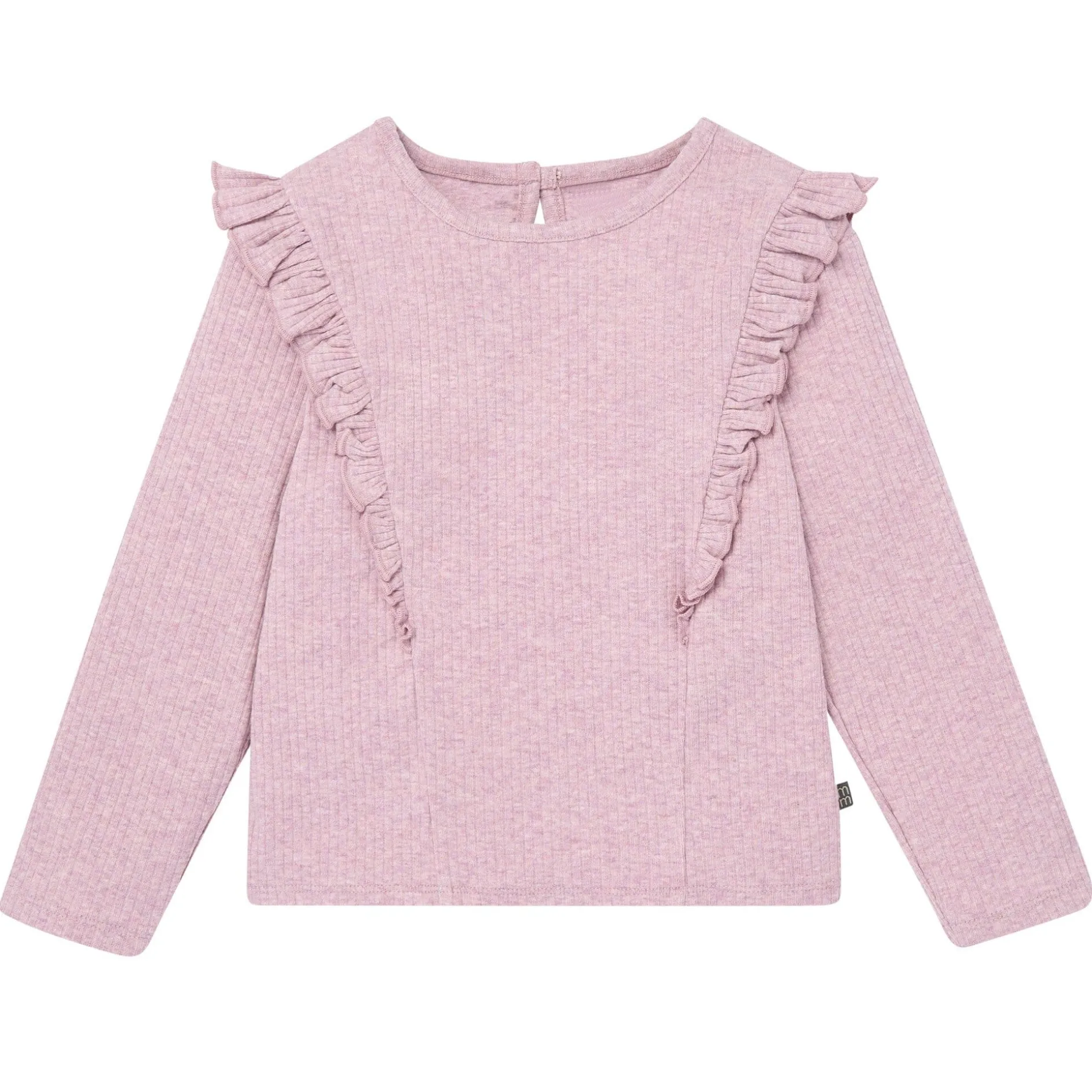 4-Piece Infant & Toddler Girls Purple Flowers Ruffle Tops and Leggings Set
