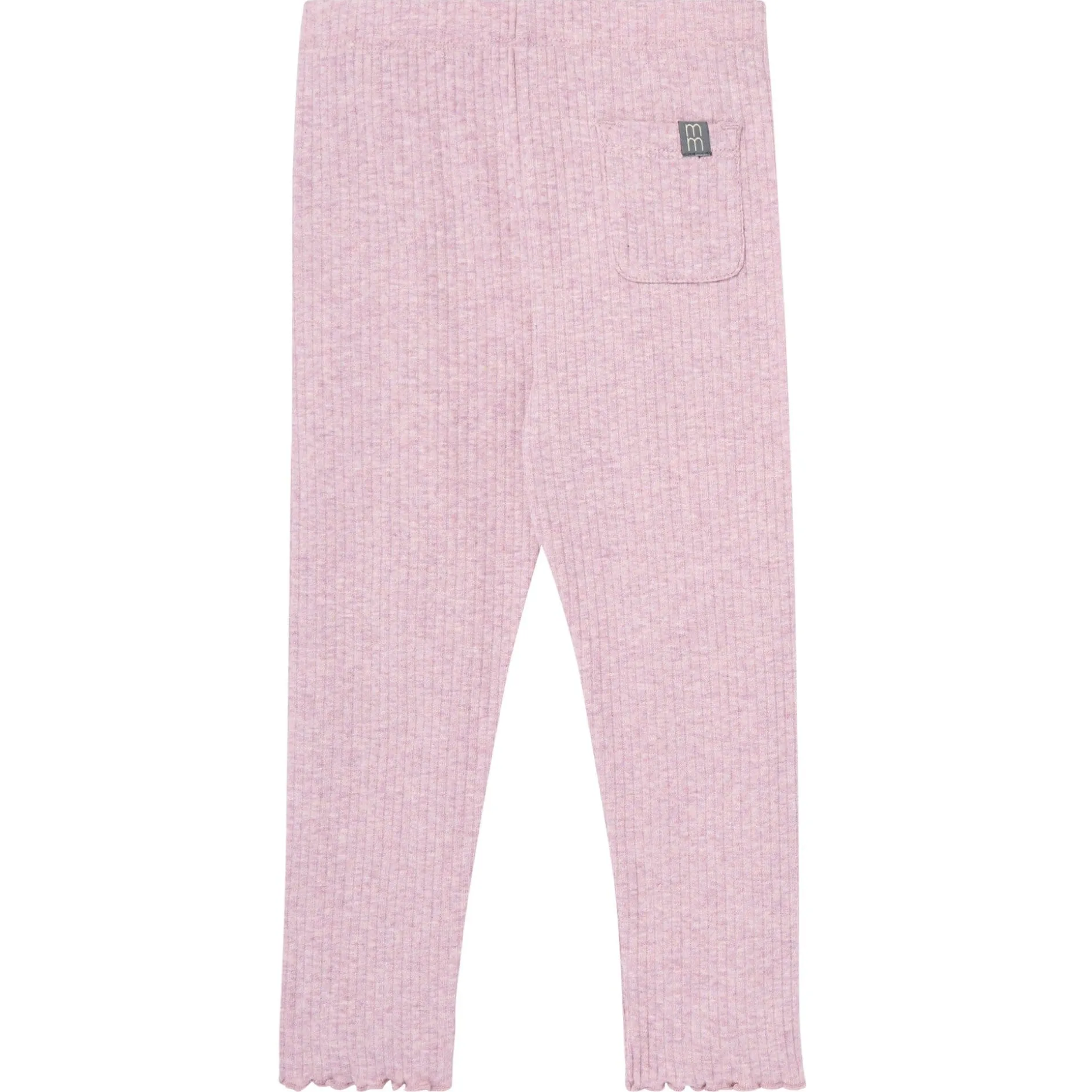 4-Piece Infant & Toddler Girls Purple Flowers Ruffle Tops and Leggings Set