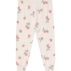 4-Piece Infant & Toddler Girls Rose Strawberry Viscose Snug Fitting Pajamas