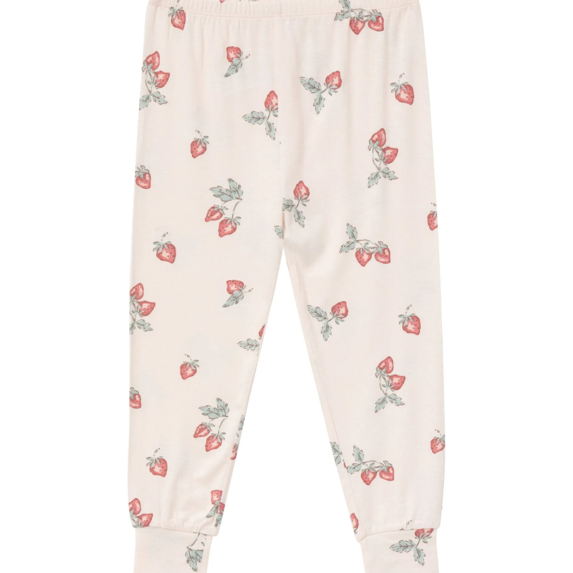 4-Piece Infant & Toddler Girls Rose Strawberry Viscose Snug Fitting Pajamas