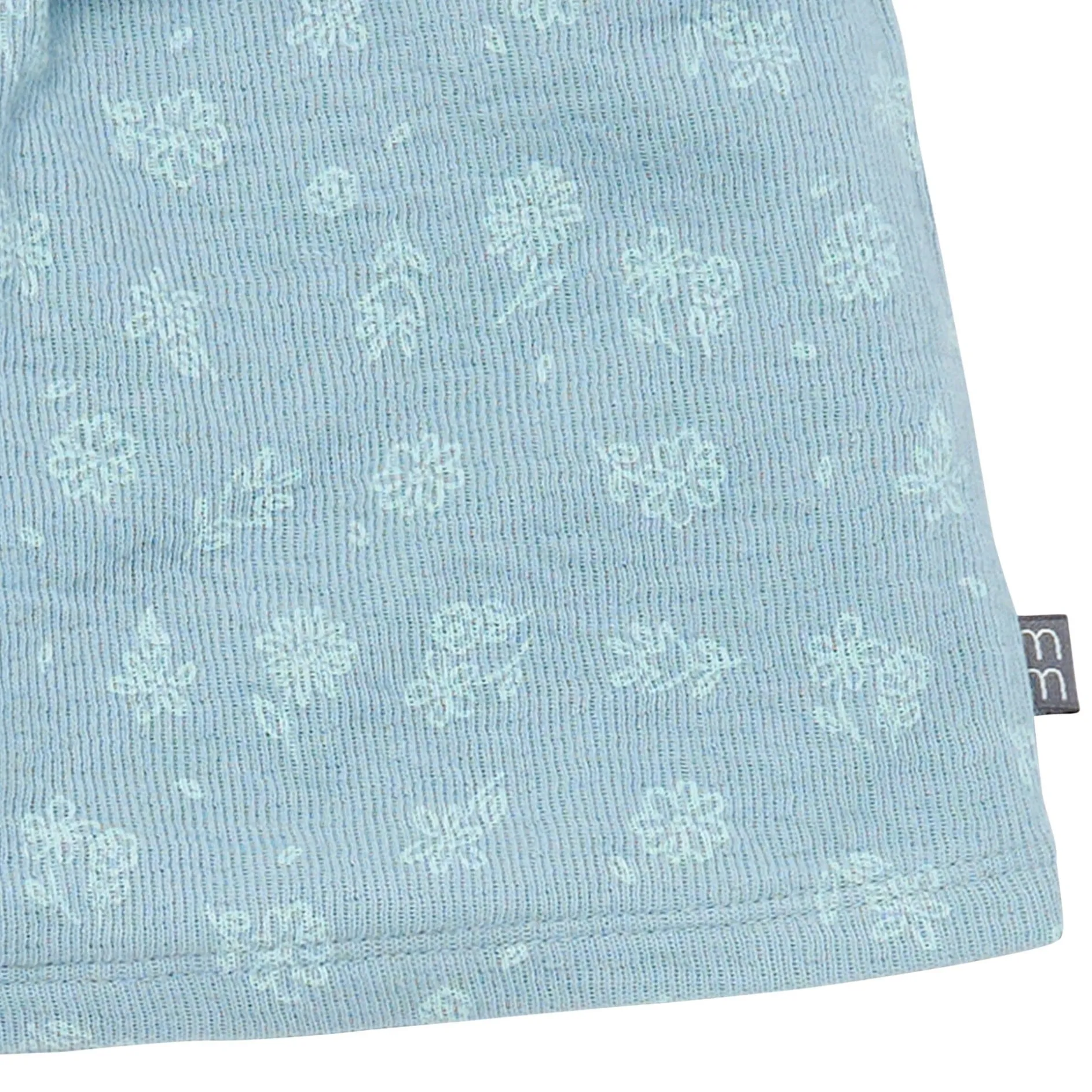 2-Piece Infant & Toddler Girls Teal Floral Top and Shorts Set