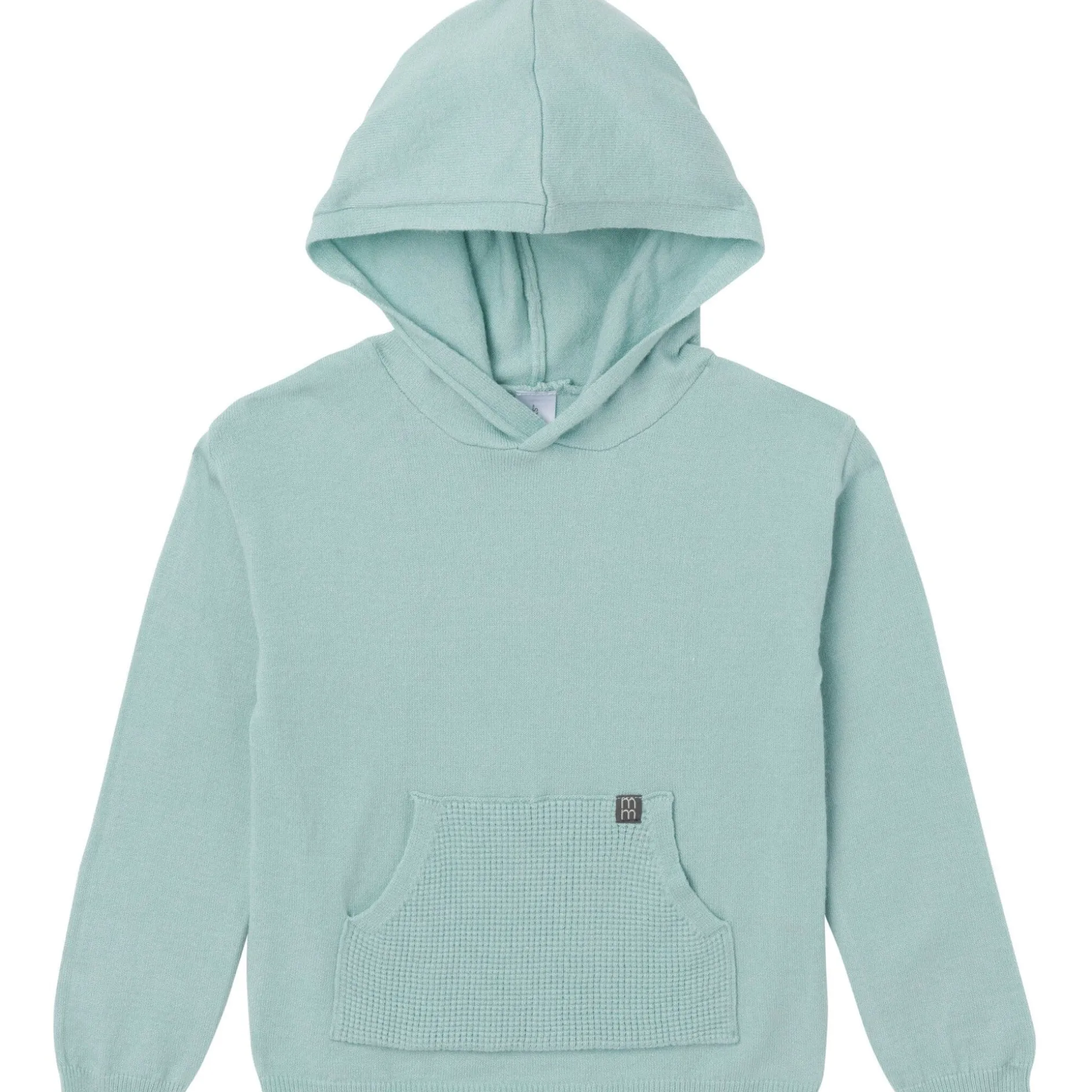 2-Piece Infant & Toddler Medium Sky Hooded Waffle Top and Legging Viscose Set