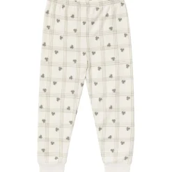 2-Piece Infant & Toddler Neutral Ivory Shamrock Snug Fitting Hacci Pajamas Set