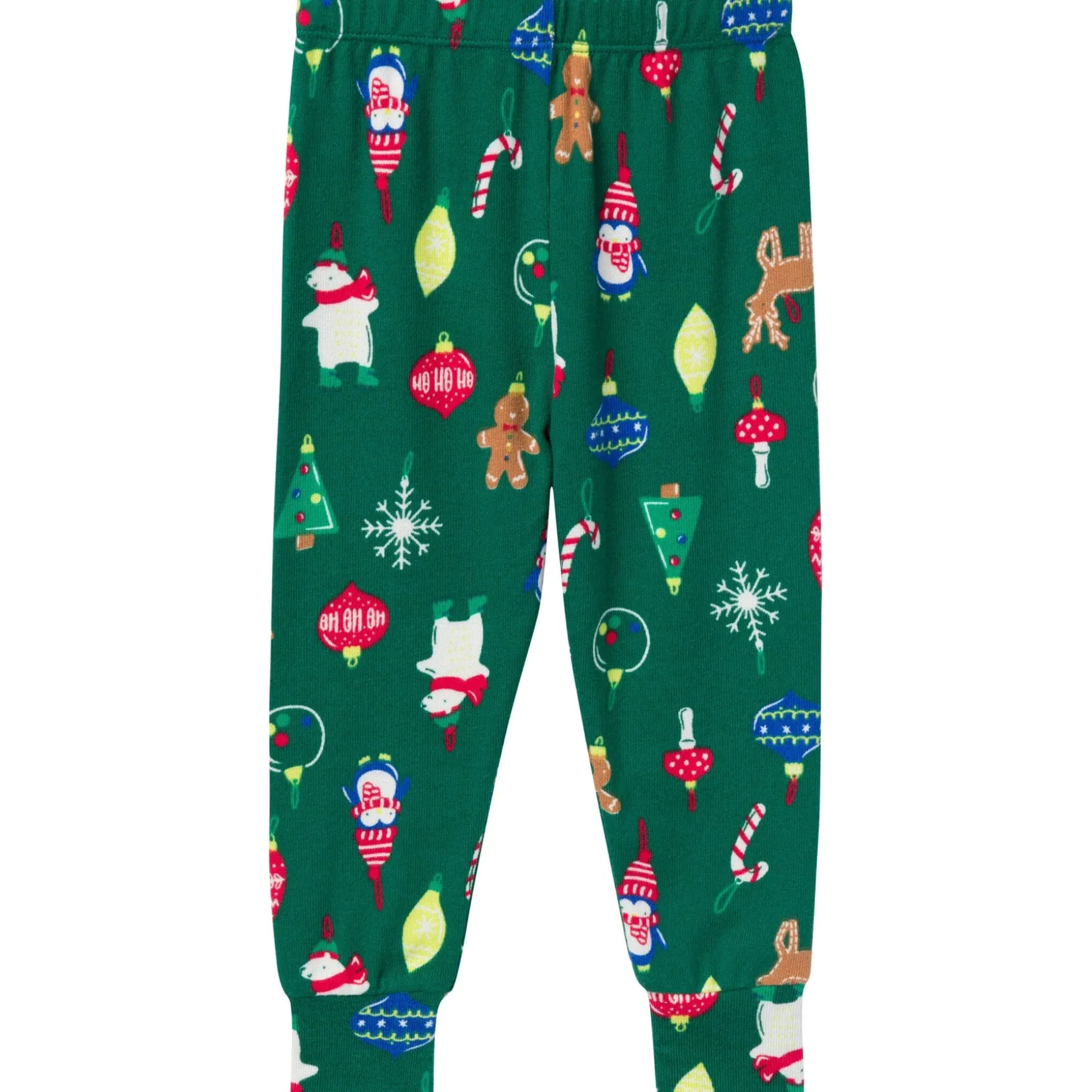 2-Piece Infant & Toddler Neutral Ornaments Hacci Snug Fit Pajama Set
