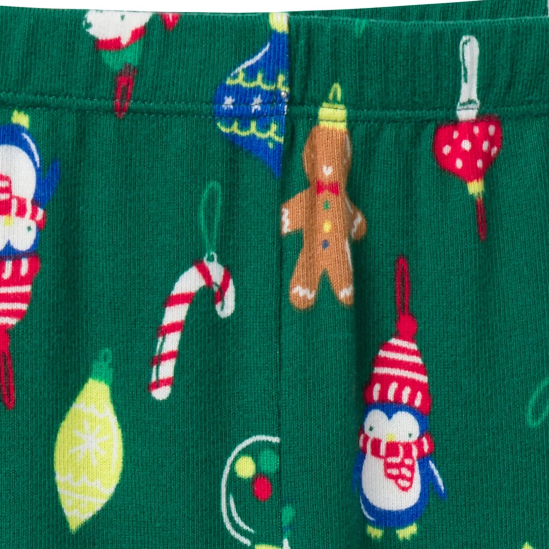 2-Piece Infant & Toddler Neutral Ornaments Hacci Snug Fit Pajama Set