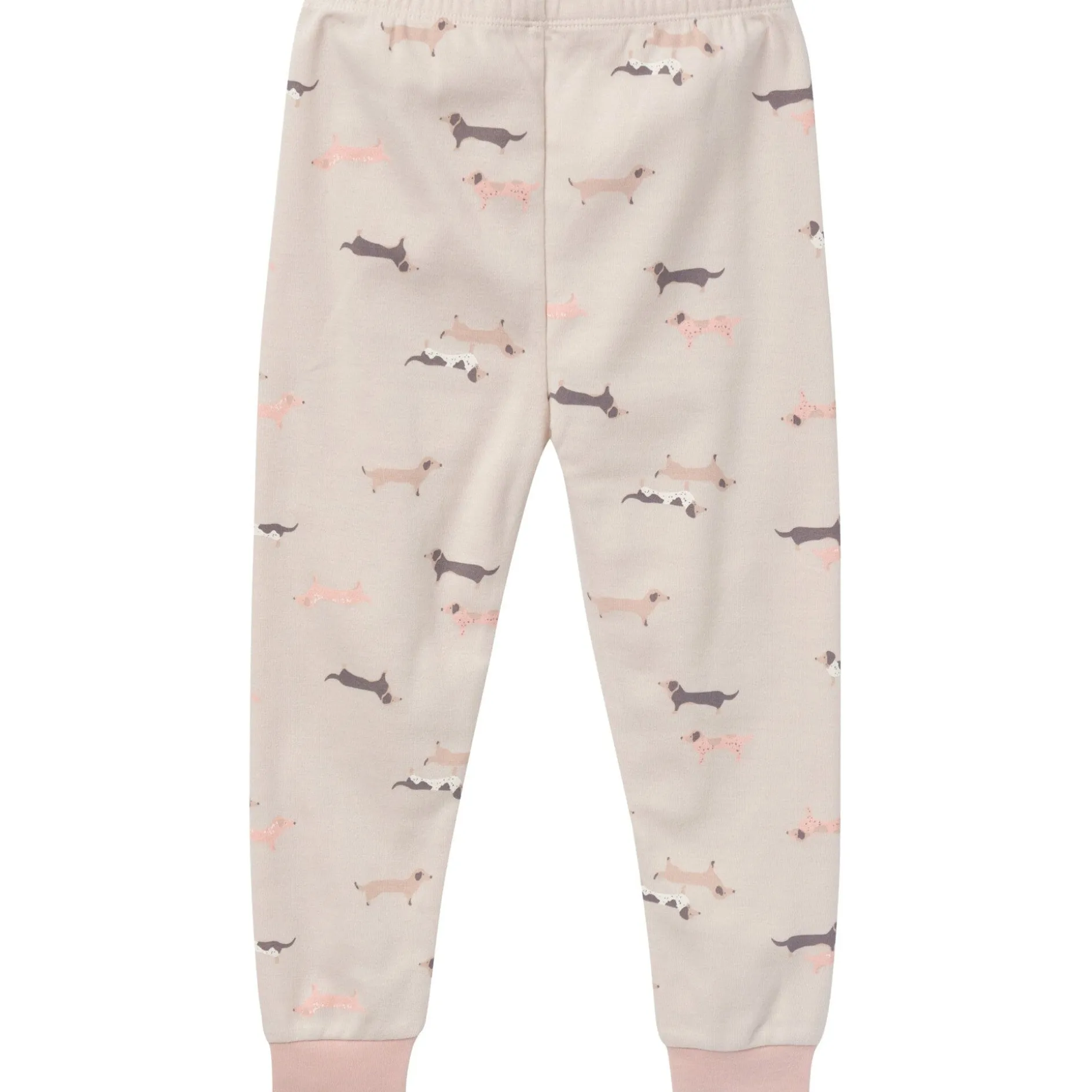 4-Piece Infant & Toddler Neutral Dog Tops and Pants Sets