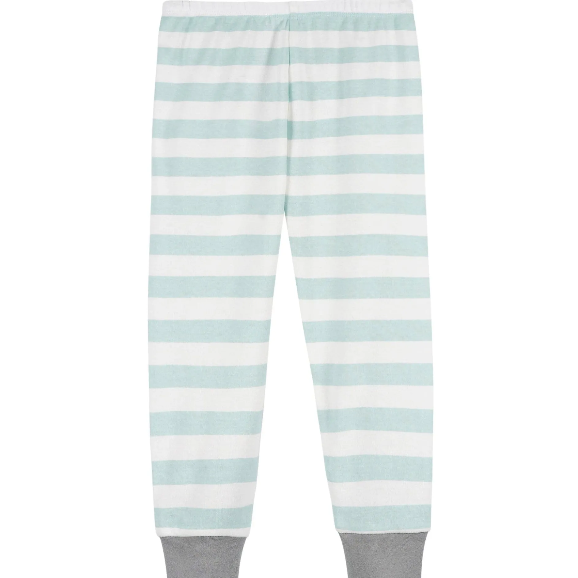2-Piece Infant & Toddler Snowman Stripe Snug Fit Pajama Set