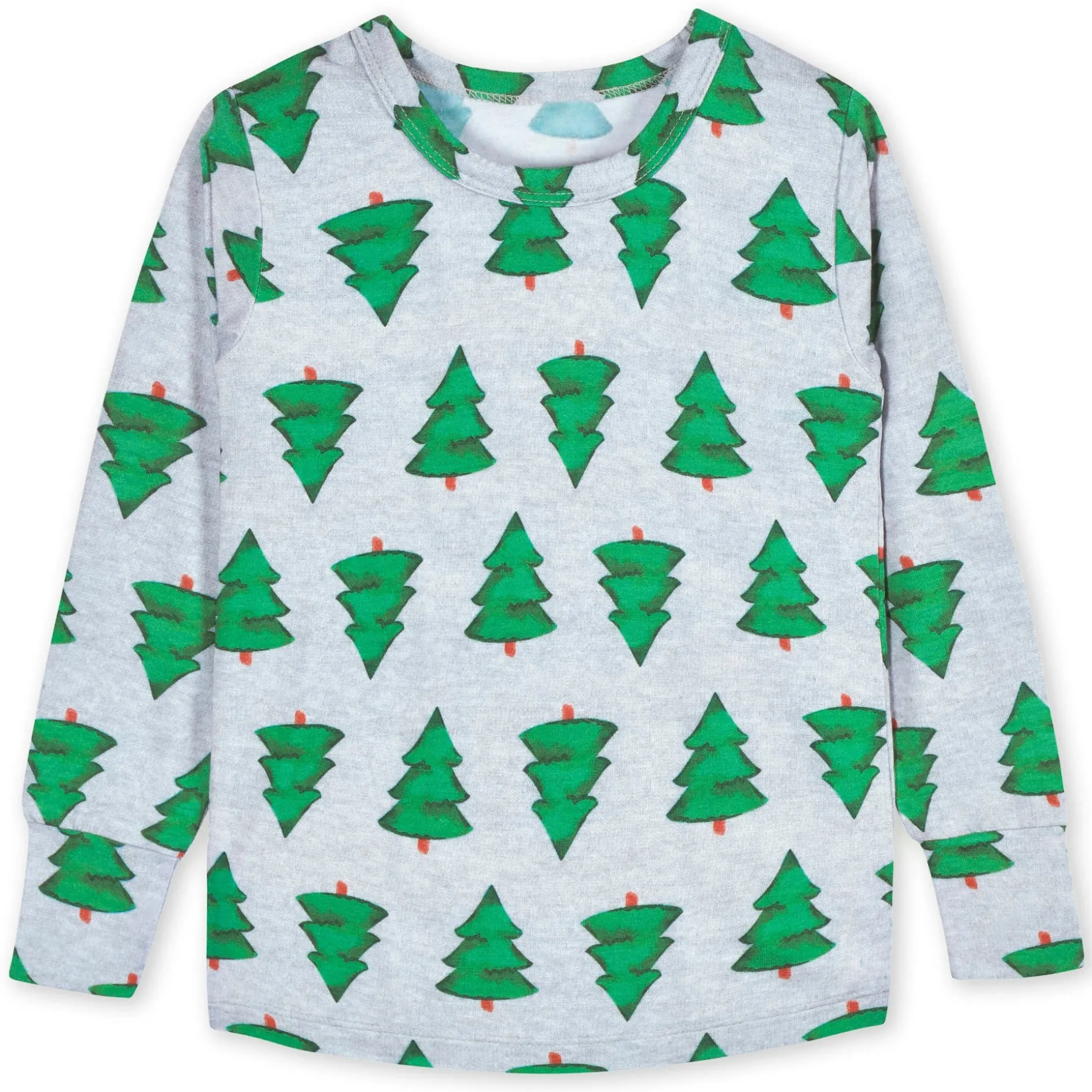 2-Piece Infant & Toddler Spruce Buttery Soft Viscose Made from Eucalyptus Snug Fit Holiday Pajamas