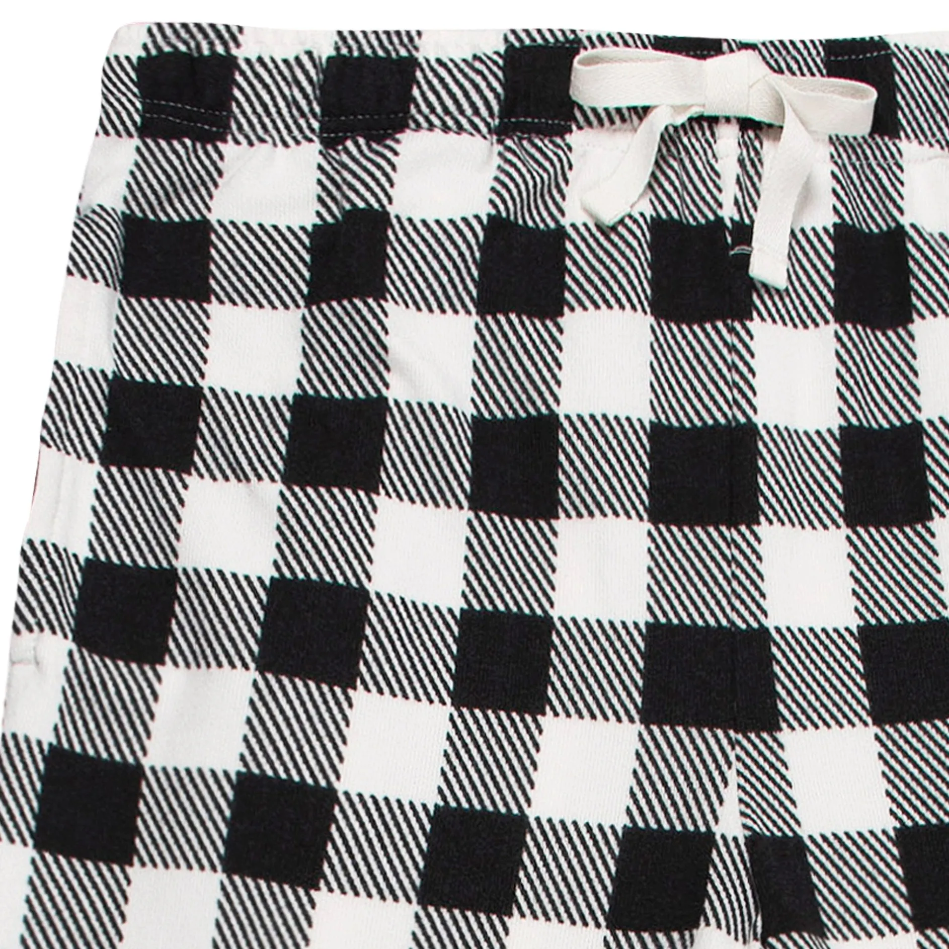 2-Piece Men's Buffalo Plaid Hacci Pajama Set