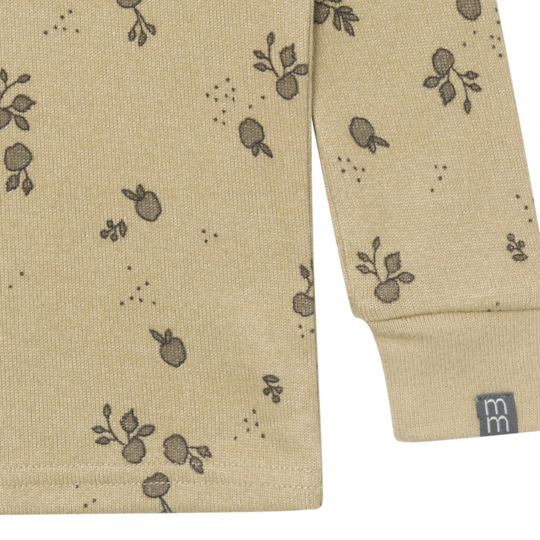 2-Piece Neutral Apples Snug Fit Pajama Set