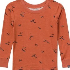2-Piece Neutral Autumn Bats Snug Fit Pajama Set