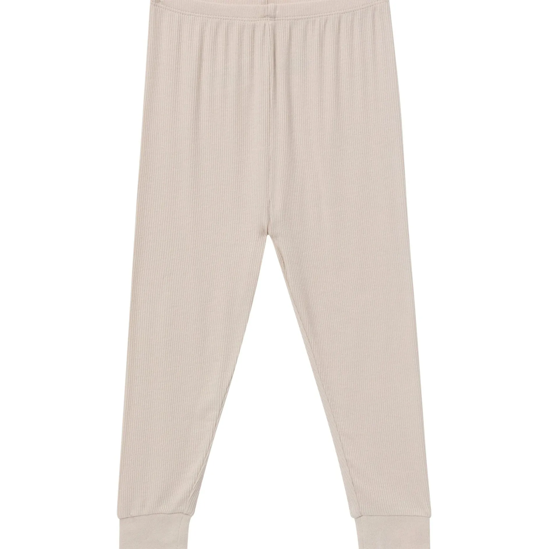 4-Piece Neutral Mushrooms Viscose Snug Fit Pajama Set