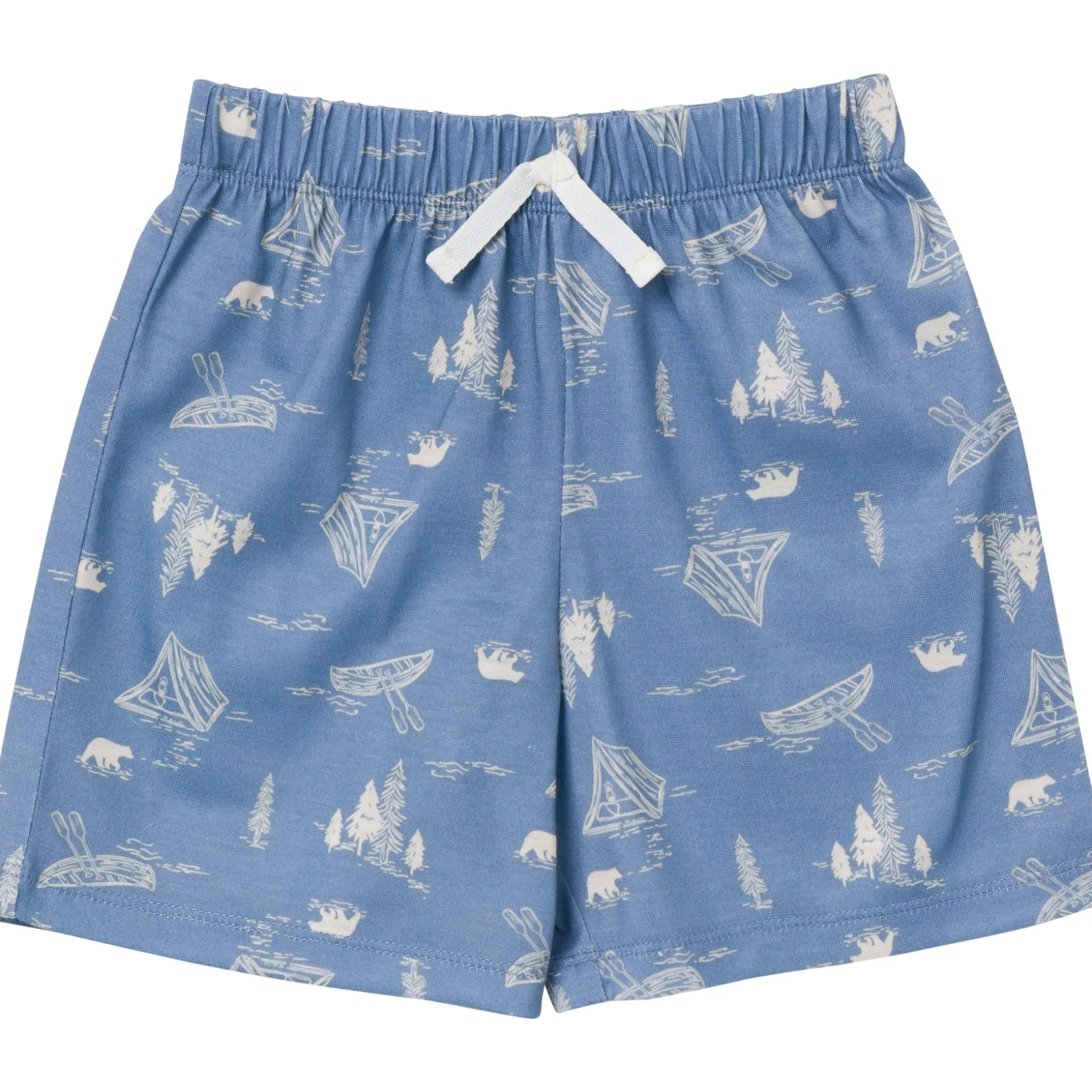 3-Piece Toddler Boys Bear T-Shirt, Shorts & Pants Pajama Set