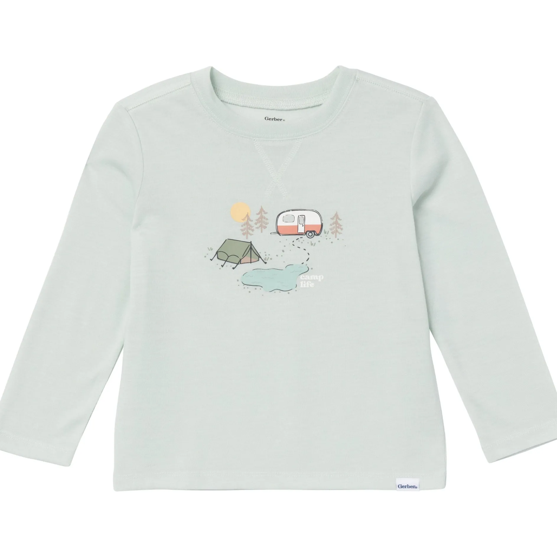 2-Piece Toddler Boys Camp Pajama Set